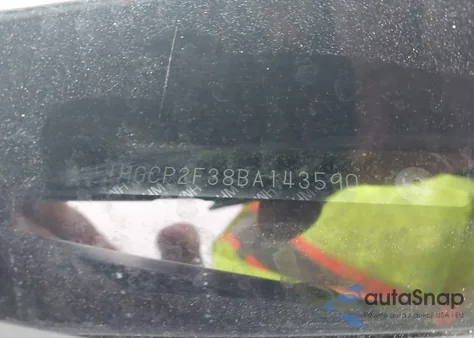 2011 Honda Accord 2.4 Lx z USA, uszkodzony, nr VIN 1HGCP2F38BA143590